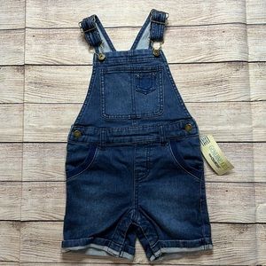 *NWT* Genuine Kids from OshKosh Denim Overalls Shorts Boys or Girls 2T